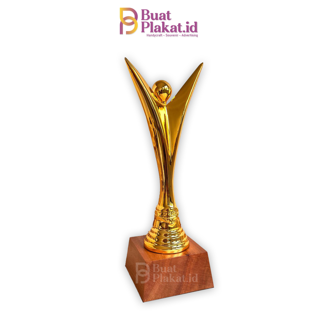 Trophy Timah Kombinasi Kayu - BP240045
